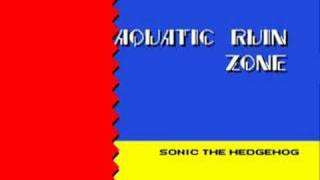 Sonic 2 Music Aquatic Ruin Zone [upl. by Torosian]