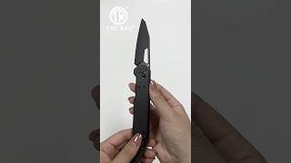 Tarcus folding knife D2 steel blade G10carbon fiber handle easy to carry for daily travel edc [upl. by Yendroc]