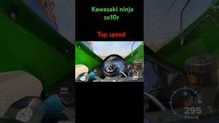 Kawasaki ninja zx10r top speed test shorts youtubeshorts [upl. by Jorge532]