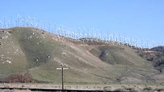 Tehachapi wind farm timelapse [upl. by Liatrice198]