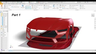 Surface  Freeform  Solid  Mustang  Inventor Studio [upl. by Marijo976]