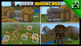 FIVE BLACKSMITH VILLAGE and PILLAGER OUTPOST at Spawn Seed  Minecraft Bedrock amp Java Edition 119 [upl. by Trebmer555]