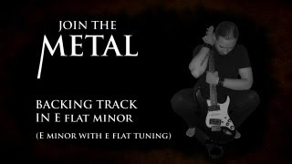 backing track in Eb Em with Eflat tuning nice melodic metal track [upl. by Ohara]