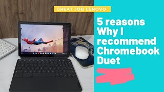 5 reasons why I recommend Ideapad Chromebook Duet in India [upl. by Ellenrad]