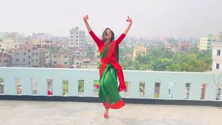 Hridoy Amar Bangladesh Dance  Bijoy Dibosh Special  LiveTo Dance With Mim [upl. by Steddman]