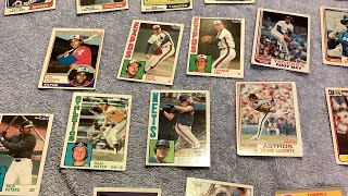 Baseball card collection 1980’s Part 7 of 20 notsurewhatscookin [upl. by Killie]