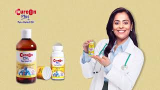 Pitambari Cureon Plus Pain Relief Oil  Marathi TVC 20secs [upl. by Enelym]