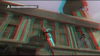 Assassins Creed PC  3D anaglyph redcyan iZ3D driver [upl. by Burger]