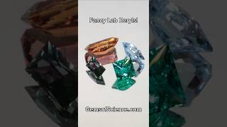 New fancy lab beryls at Gems of Science gemstone beryl emerald aquamarine crystals [upl. by Mokas]