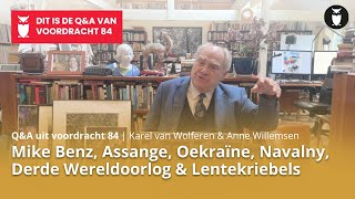 QampA Karel van Wolferen over Mike Benz Assange Oekraïne Navalny Derde Wereldoorlog Lentekiebels [upl. by Hebner322]