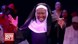 Video Sister Act 2 cast performs Oh Happy Day on The View ABC [upl. by Bilicki]