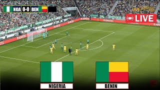 🔴 LIVE  Nigeria vs Benin  African Cup of Nations eFootball PES 21 Gameplay PC [upl. by Airretnahs692]