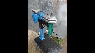 Сверлильный станок своими руками Ч 1 Стойка и каретка DIY drilling machine [upl. by Madelaine]