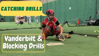 Baseball catcher drills  Vanderbilt drills [upl. by Honora]