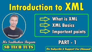 What is XML  Introduction to XML  XML  eXtensible Markup Language  PART  1  Telugu [upl. by Ayanad]