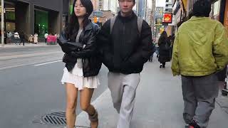 dundas street walk NOV 3 2024 TORONTO toronto trending viral shortsviral vlog subscriber [upl. by Nylhtak881]