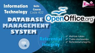 Information Technology CBSE Code 402 DBMS 2 Referential Integrity [upl. by Aikemit]