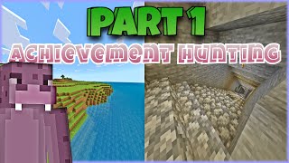 Stranded On An Island  Minecraft Survival Achievement Hunting  1 [upl. by Ronna]