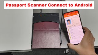 Passport Scanner Connect to Android  PPR100 PLUS [upl. by Wurst]