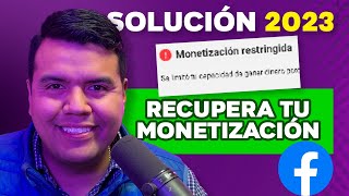 SOLUCION REAL 2023 PARA QUITAR INFRACCIÓN DE MONETIZACIÓN POR ORIGINALIDAD DE CONTENIDO EN FACEBOOK [upl. by Darryn]