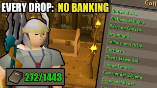 Completing barrows without banking  Every Drop No Banking 2 OSRS [upl. by Dich178]