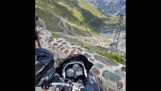 Arco Alpino MotoMappa Novena s Gottardo Furka Grimsell Spluga Maloja Trivigno Gavia [upl. by Waverly]