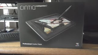 Unboxing Cintiq Companion 2 [upl. by Refenej]