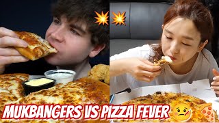 Mukbangers VS Pizza fever 🤒🍕💥💥  Taenut 20🥯 [upl. by Mcnalley]