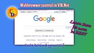 how to use webbrowser control in vbnet  itechsoftwareacademy [upl. by Raab]