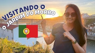 VLOG01  CONHEÇA O JARDIM DO MORRO EM VILA NOVA DE GAIA  PORTUGAL  MYLENA MOURA [upl. by Niarb104]