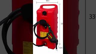 HOW TO REFUEL WITH THE DURAMAX 14 GALLON PORTABLE GAS FUEL TANK  AMAZON FINDS ⛽️ [upl. by Ralfston]