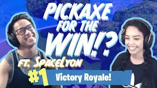 Duo win with FaZe SpaceLyon Valkyrae Fortnite [upl. by Parlin]