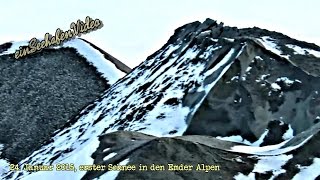 Winter 2015 Erster Schnee in den Emder Alpen Emden Port Südkai [upl. by Aihtak]