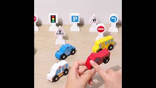 Truck Car Construction Toys Pull Back Vehicles Unisex Christmas Birthday Gifts For Kids Made Wood [upl. by Elka]