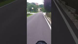 arrivati a TONEZZA del CIMONE shorts motovlog viaggi moto aprilia [upl. by Aerehs648]