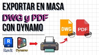 Exportar PDF DWG desde Revit 🔵 con Dynamo  Renombrado Personalizado [upl. by Alten]