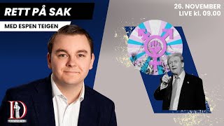 12åring fratas far og kastreres – Nytt fra Trumpleiren  Rett på sak 26 november [upl. by Vincenz]