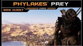 Assassin’s Creed Origins  Phylakes Prey Black Hood LEGENDARY Outfit [upl. by Earased]