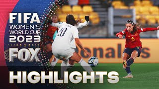 Spain vs Costa Rica Highlights  2023 FIFA Womens World Cup [upl. by Eissat]