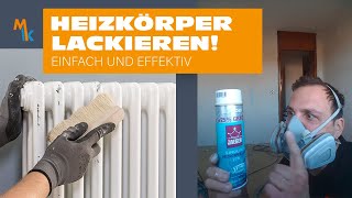 Heizkörper lackieren einfach und effektiv [upl. by Nauqel]