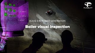 Power plant drone inspections with the Elios 3 Boiler inspection powerplant boiler drone [upl. by Nickola]