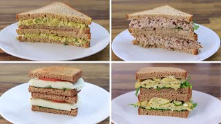 5 Healthy Sandwich Recipes [upl. by Llednew]