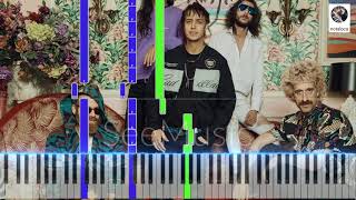 QYURRYUS  The Voidz  Piano Tutorial  Sheet Music [upl. by Nawud]