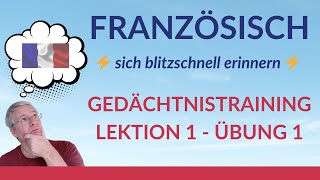 Französisch für Anfänger Gedächtnistraining 11 [upl. by Julianna]