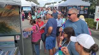 Crowd at Hobe Sound Art Festival [upl. by Luby358]