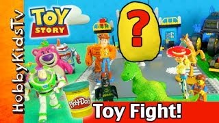 TOY STORY 3 Box Open with a PLAYDOH Surprise Golden Egg [upl. by Eelrahc]