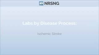 Ischemic Stroke Lab Value for Nursing Lecture  NURSINGcom NRSNG Lab Values Course [upl. by Aylmar]