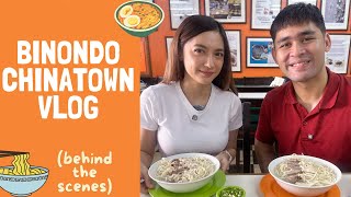 Binondo Chinatown Vlog with TheChuiShow Behind the Scenes  CRISHA UY [upl. by Enovahs47]