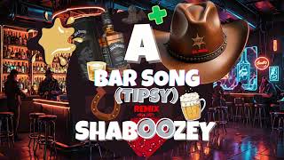 Shaboozey vs DrJessil  A Bar Song Tipsy Remix Official Visualizer [upl. by Marras]