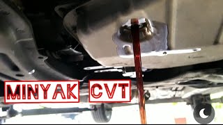 Cara keluarkan minyak CVT gearbox cvt toyotawish pemula [upl. by Reniar]